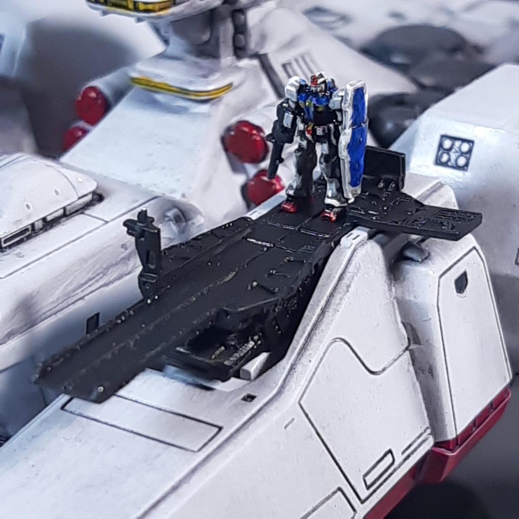 1/1700　GP01ゼフィランサス　約１ｃｍです。頑張って塗りましたが、アップにすると汚い・・・。