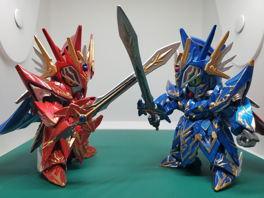 過去作と一緒に一応対になるように塗ってみました