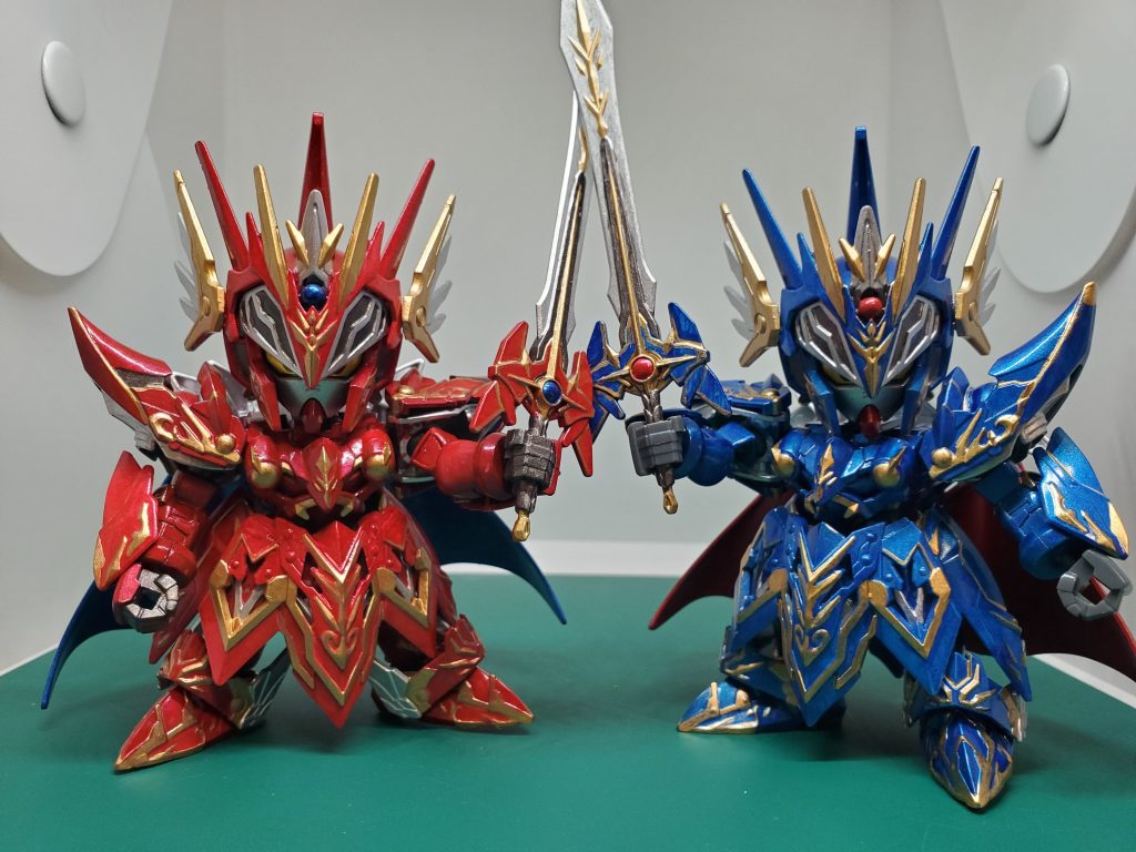 筆塗り SDW HEROES ナイトストライクガンダム 別アレンジカラー–4枚目/制作者：比宇加(ヒウカ)