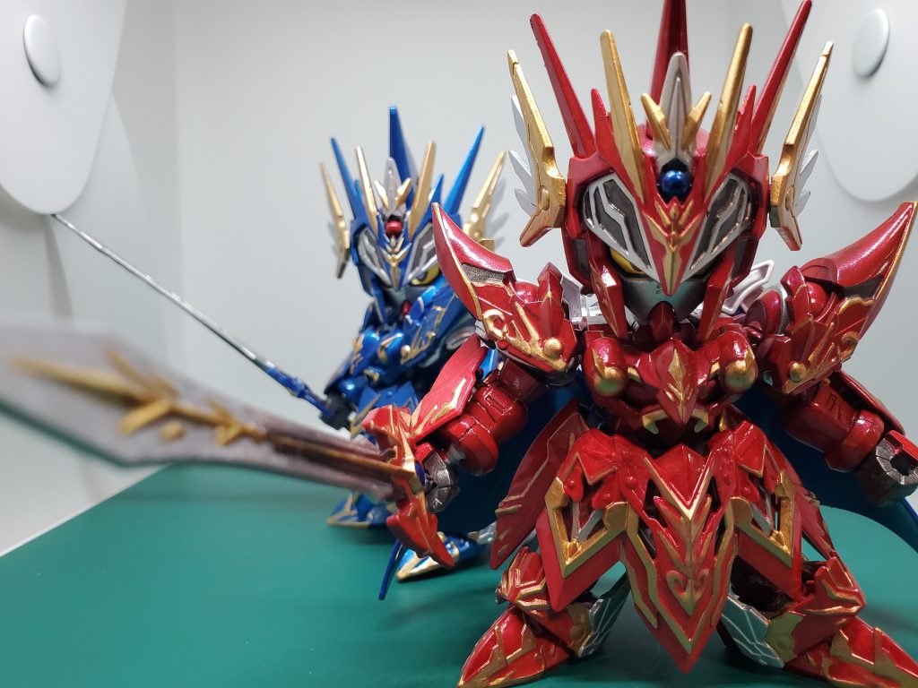 筆塗り SDW HEROES ナイトストライクガンダム 別アレンジカラー–5枚目/制作者：比宇加(ヒウカ)