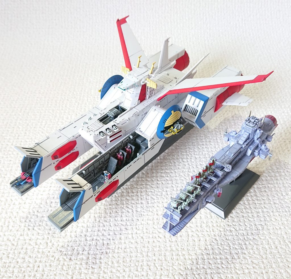 そうそう、以前作成したホワイトベースと並べたくて・・・・・    