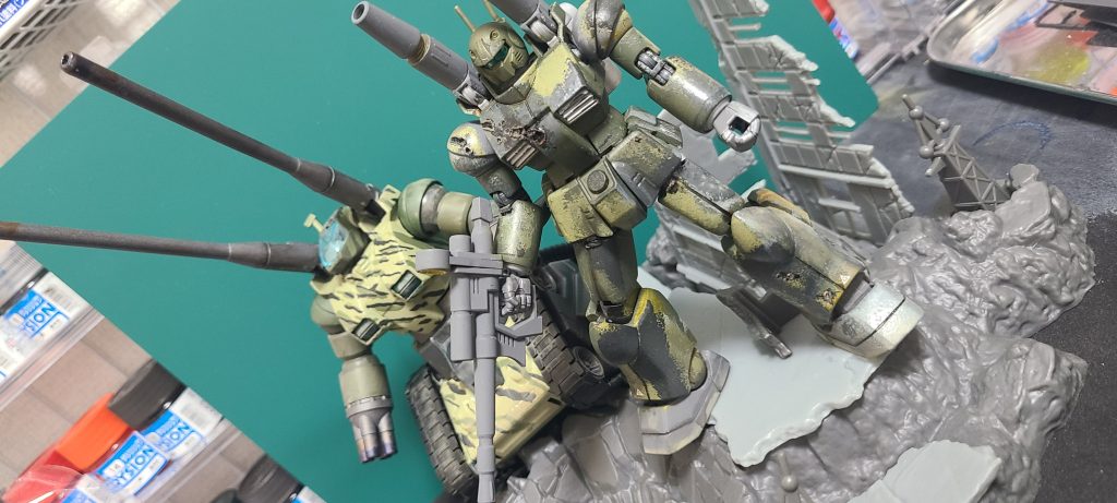 連邦のキャタピラのあいつとパシャリ！