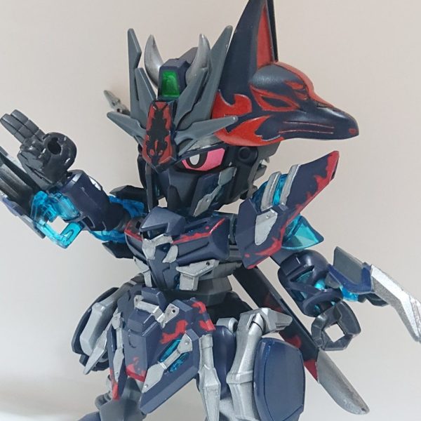 蛍光塗料+1部メタリック 佐助デルタガンダム