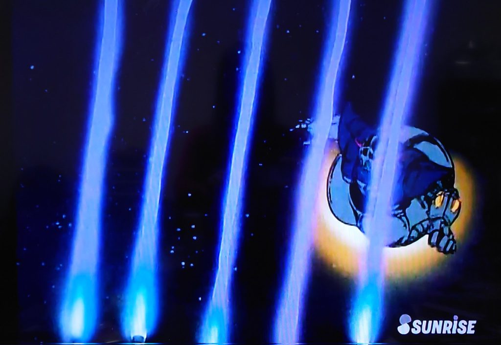 ガンダムが放ったであろうバズーカ5発再現