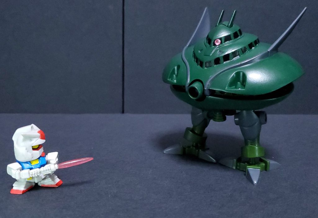 フルカラーのガンダムと。