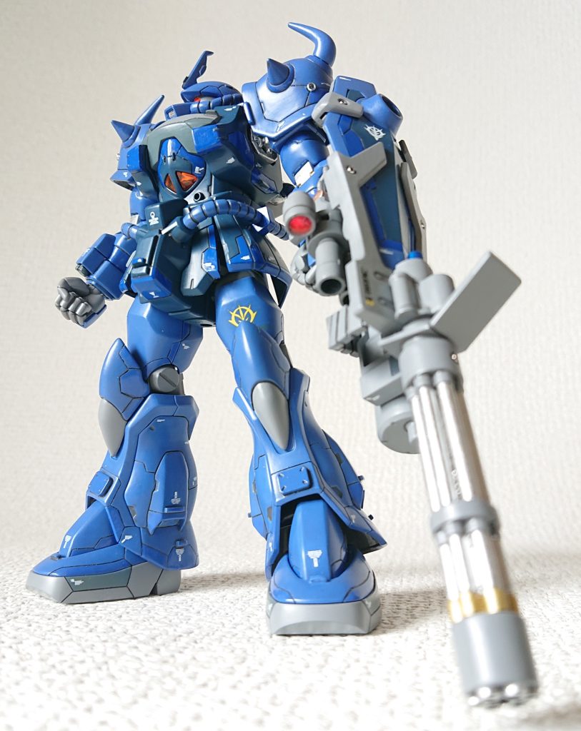 グフカスは下からのあおりショットが映えますなぁ😊