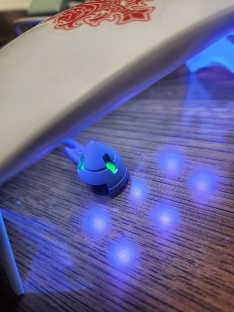 理想的な太陽炉の光り方で満足……