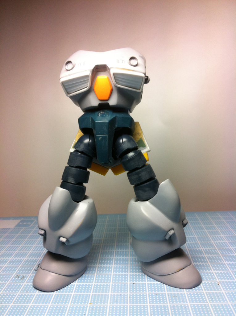 膝から下と、胸部分の面取りには手を焼きました。