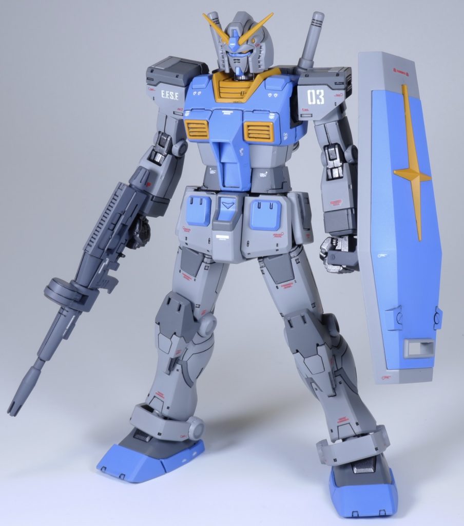 G3ガンダムガンダムはオリジンのキットを使用しています。特に改修はしておらず、G3カラーをアレンジして配色しました！