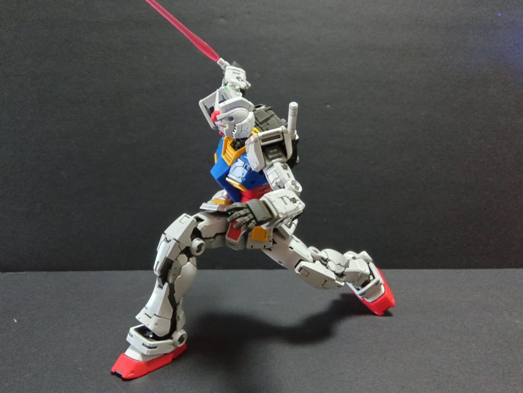 グフの両腕ぶった斬るシーン。