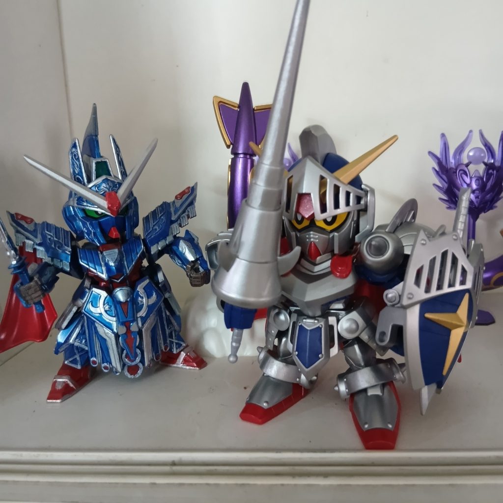 SDWヒーローズに比べて、シンプルな塗り分けですが筋肉質な感じがして全く違う雰囲気になってます💪