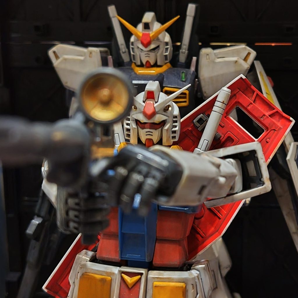 MG RX78-2Ver.2.0 ポージングチェック｜てつ・ふぃーとさんのガンプラ