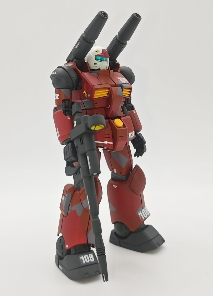 キャノンには例によって砲身を追加しています。水冷ジャケットで連射~とかだったはずなので、そのままの砲身のはずないよね?という感覚です。