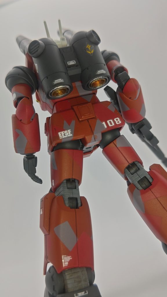 スラスター部もさみしかったのでリングを追加しました。