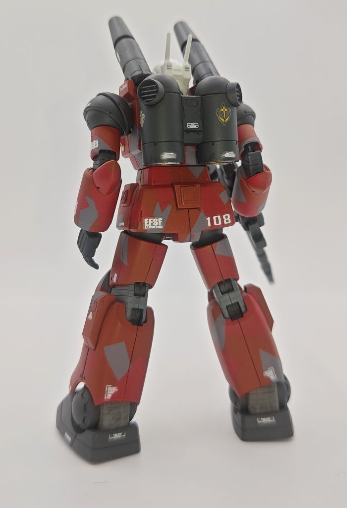 スジ掘りも素のシルエット重視で、そこまで頑張りませんでした。