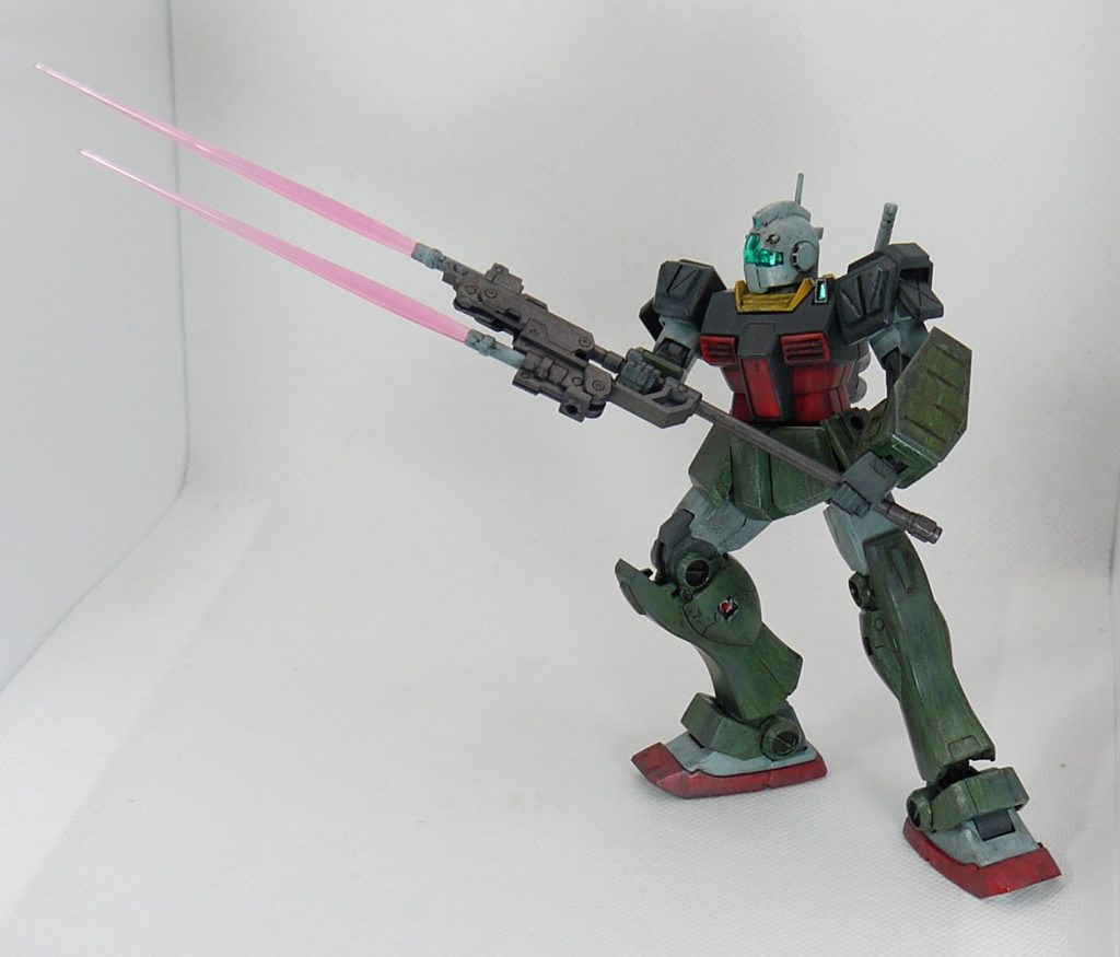 HG 1/144 ジムII・セミストライカー（筆塗り）–4枚目/制作者：junhon
