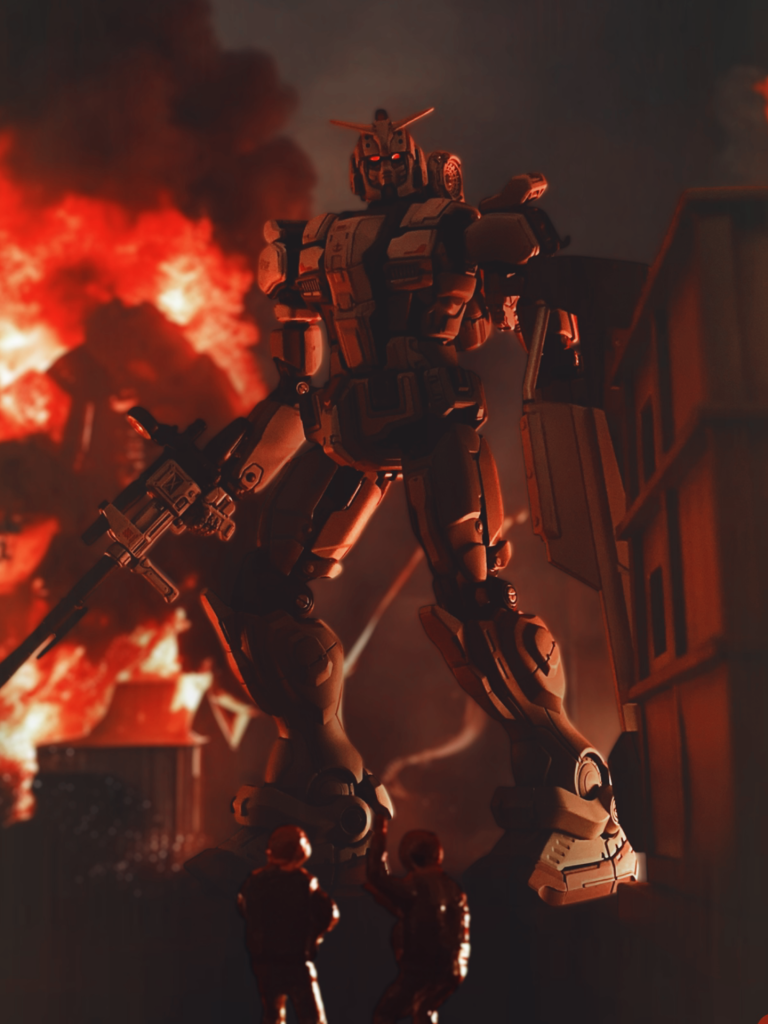 U.C.0079 11月7日0時 ルーマニア奪取した基地施設で勝利を祝うジオン軍を突然の爆発が襲う。一面の炎の中、響き渡る巨大な足音の先に姿を現した見知らぬMS。「あれは まさか…」「連邦のモビルスーツよ！全機登場！戦闘準備！」ソラリ大尉の号令の元、エースチームレッドウルフ隊のザクが、迎撃を開始する。「可愛いもんじゃねぇか。連邦のやつめようやく