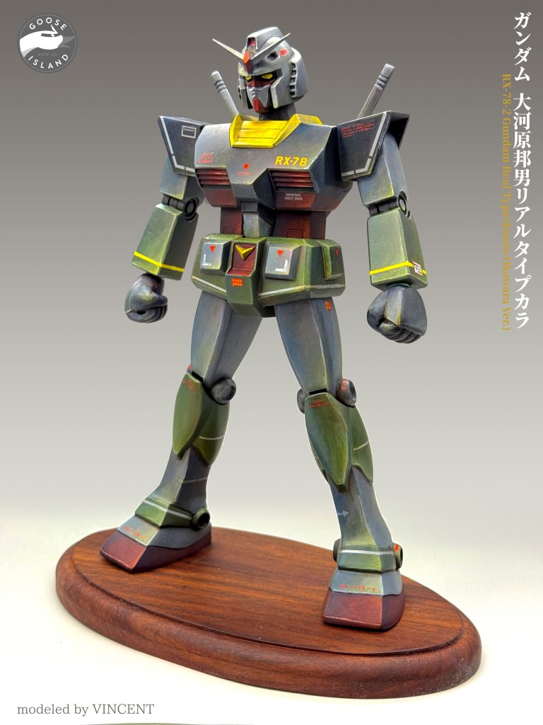 1/100 旧キット   初代ガンダム 大河原邦男カラーマッチング–4枚目/制作者：@VincentYstudio