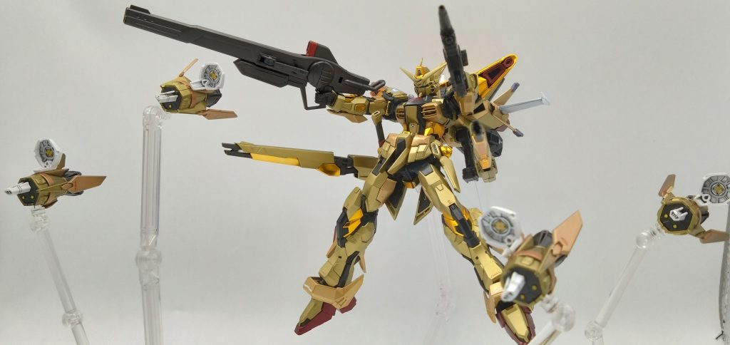 アカツキ エンディミオンパックのハイマットフルバーストムウ『キラほどじゃないが!』