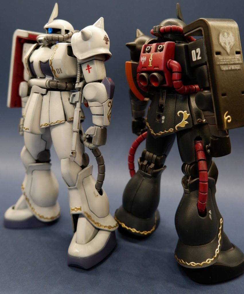 背面①デカールの輪郭が気になる… 