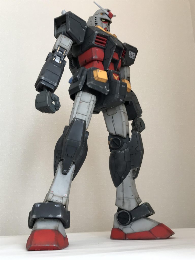 以前お台場にあった実物大ガンダムをベースにしたキットみたいですね