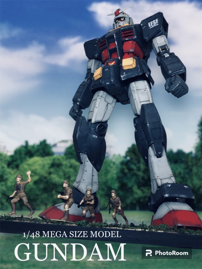 1/48 メガサイズモデル RX-78 ガンダム リアルタイプカラー お手軽ジオラマ