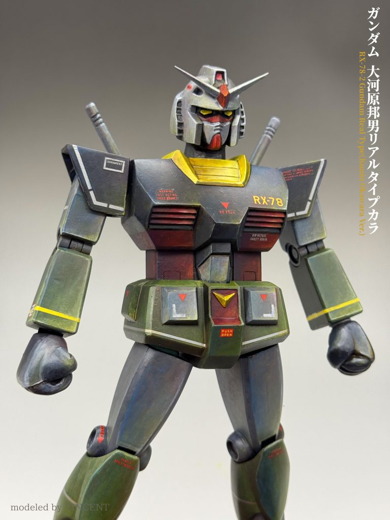 1/100 旧キット   初代ガンダム 大河原邦男カラーマッチング–5枚目/制作者：@VincentYstudio