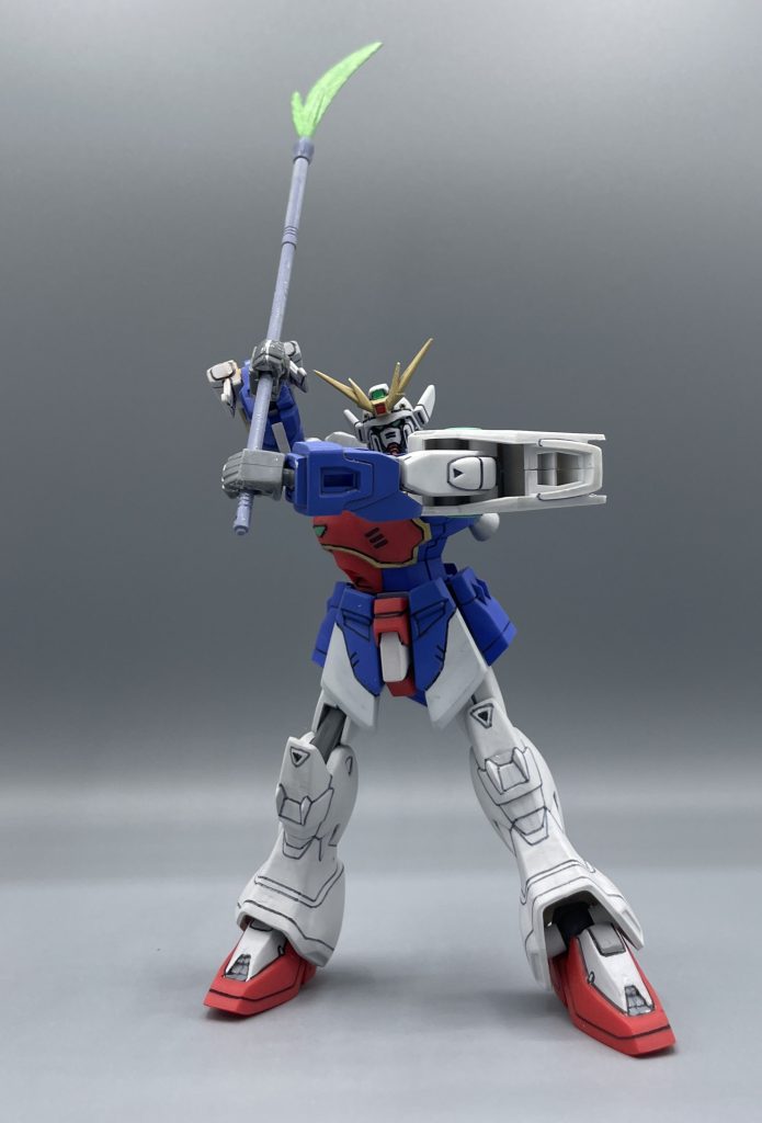 ビームグレイブ ガンダム世界でビームナギナタと言えばゲルググのものが有名ですが、この形こそ真のビームナギナタですよね(笑)