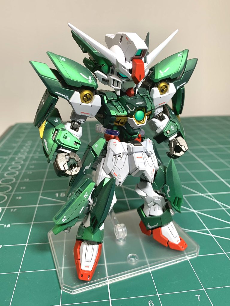 クリスタルカラーのトルマリングリーンとクリアグリーンでいい発色の緑になってくれました！