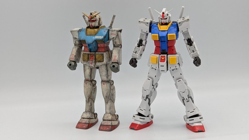 令和最新版キットと比べると全然違いますね…。