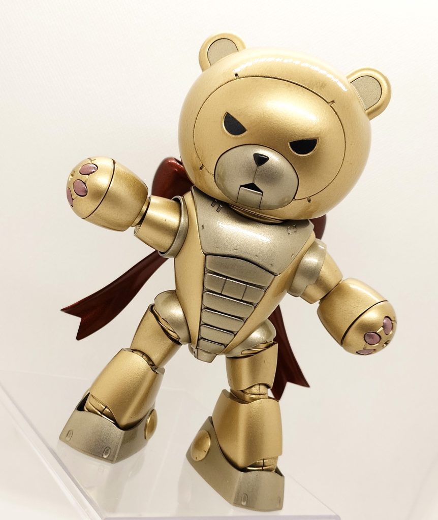 短い手で頑張って手招きしています(zaku-kao5)