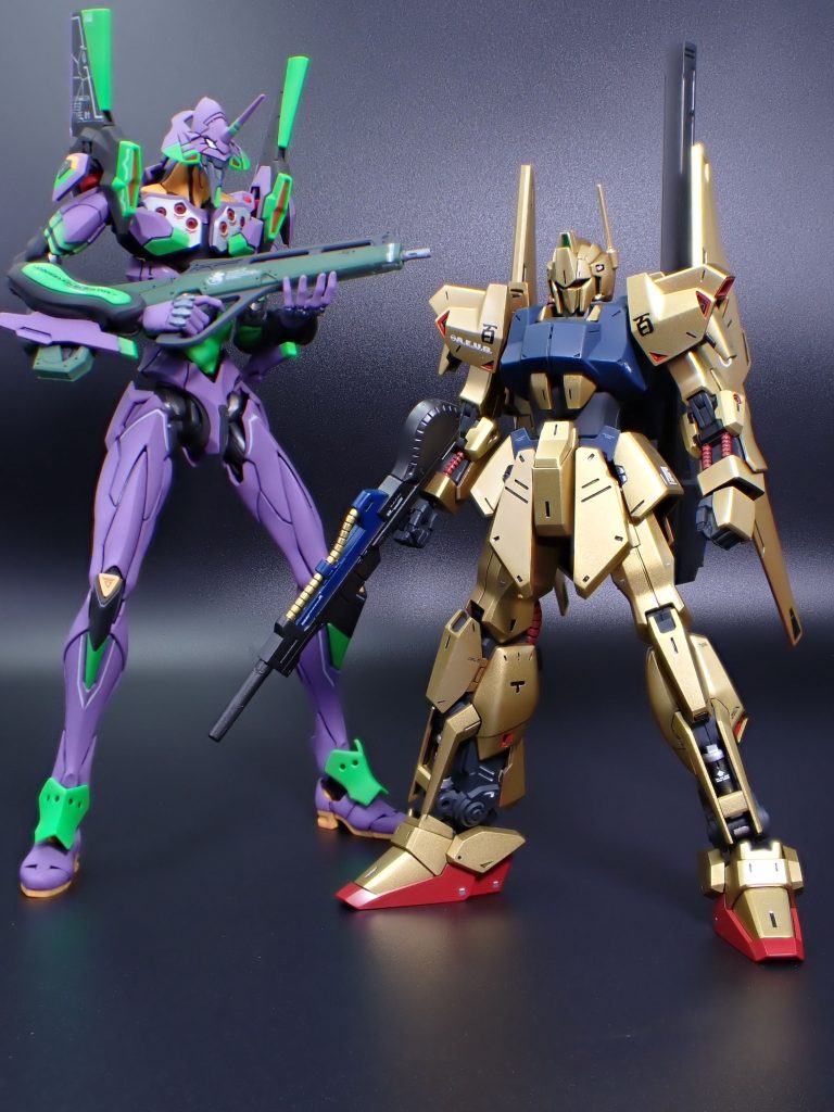 正月2日間で作った20作目のRGエヴァと一緒に。たまには簡単フィニッシュも楽しい