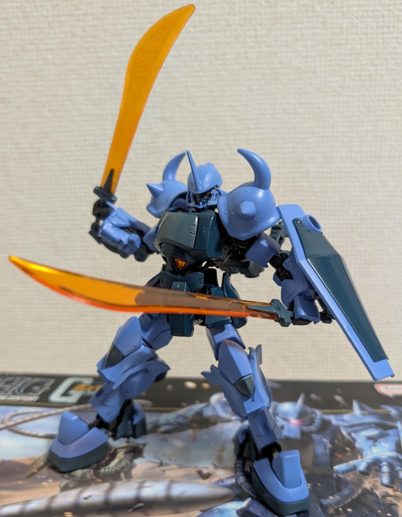 ヒート・サーベル二刀流!!元キットにヒート・サーベル2本分有って良かったですww