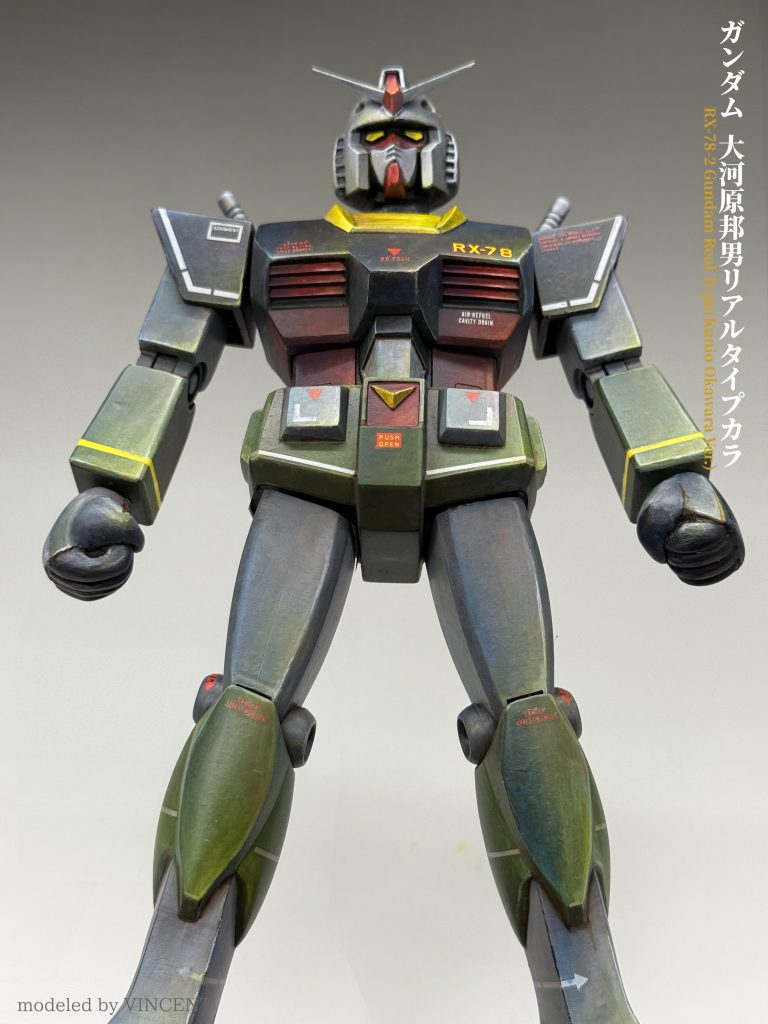 1/100 旧キット   初代ガンダム 大河原邦男カラーマッチング–4枚目/制作者：@VincentYstudio