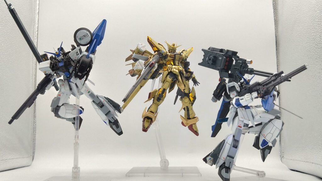 ムウのアカツキオーブ艦クサナギ合流新装備オオタカ換装後新たにアカツキ エンディミオンパック1機とオオツキガタ改乙型 甲型二機で編成したフラガ隊はジャガンナート率いるクーデター軍と交戦勝利しムウはコンパスの新造艦ミレニアムへ帰還し一世一代の大作戦は大成功で終結した。