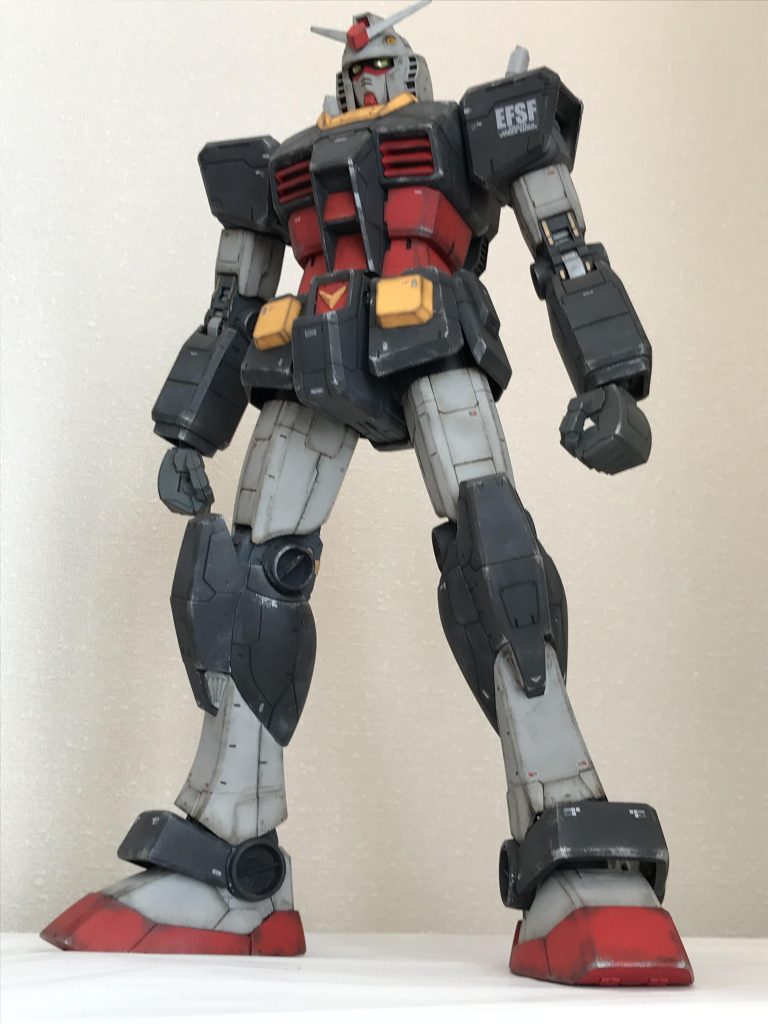 BANDAI - 1/48 メガサイズ ガンダム  リアルタイプ　完成品 1/48 メガサイズモデル RX-78 ガンダム リアルタイプカラー お