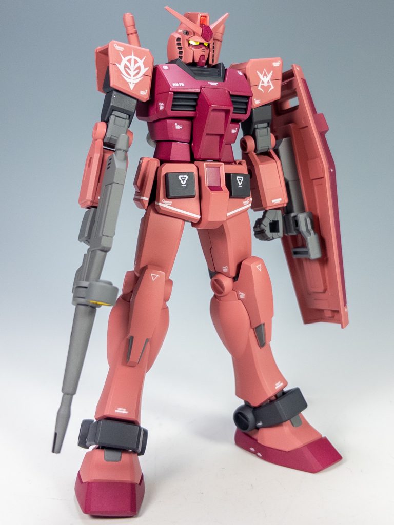 というわけで、キャスバル専用ガンダムでした! 一度はやってみたいと思ったキャスバル機再現。EGでお手軽再現できて良かったです!