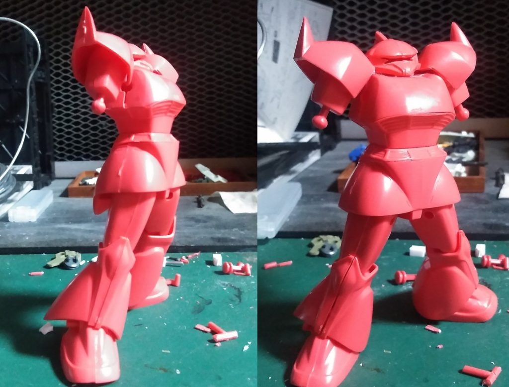 余り手を入れない方向で各部接続位置をアルミ線、T字ランナーで接続いたしました