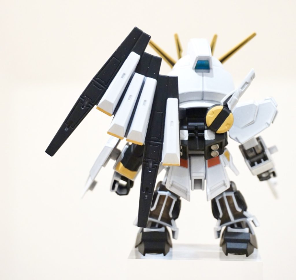 全塗装νガンダム（SD EXスタンダード）–4枚目/制作者：@takelectric