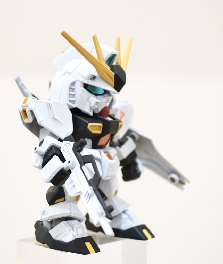 全塗装νガンダム（SD EXスタンダード）–3枚目/制作者：@takelectric