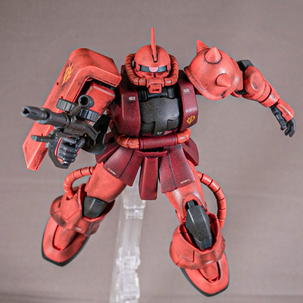 MS-06S シャア専用ザクⅡ（リバイブ版）–4枚目/制作者：しるばにあ