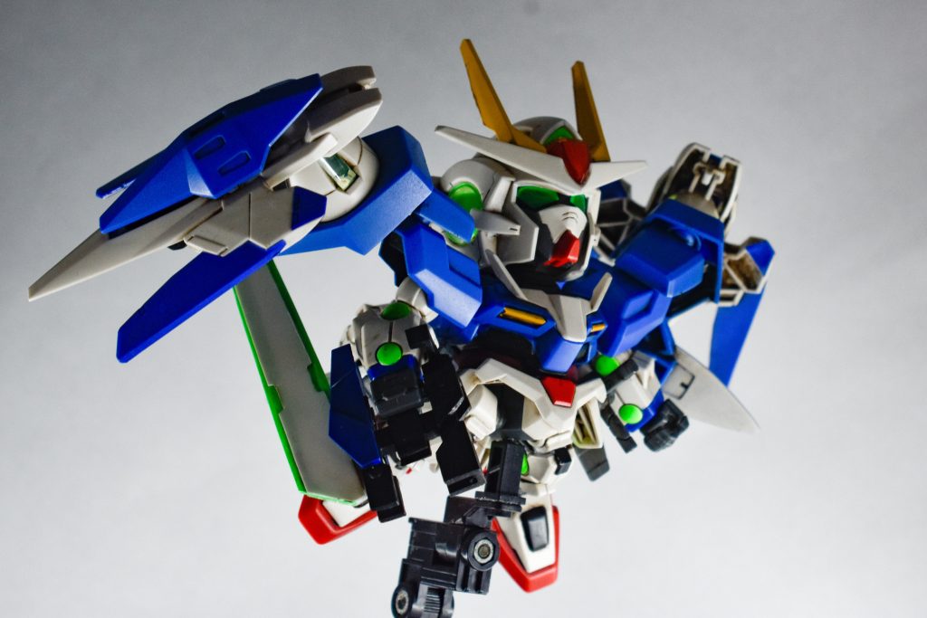 しっかり可動式にしたので持ったままライフルモード↔ソードモードに変形可能です。