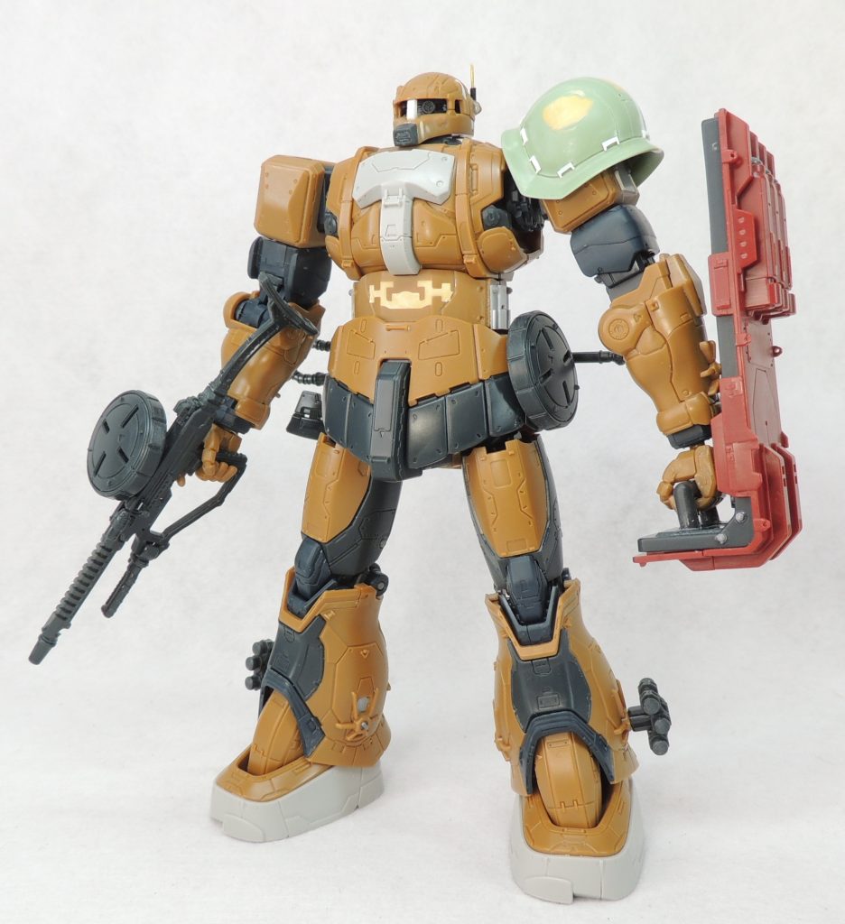 ■頭部・腹部・脚部の各動力パイプについて 取付基部を全て取除き、エポキシパテやプラ板で穴埋め処理をしました。ヘソ周りの大きな穴はプラ板を貼るか悩みましたが、エポキシパテで埋めることにしました。