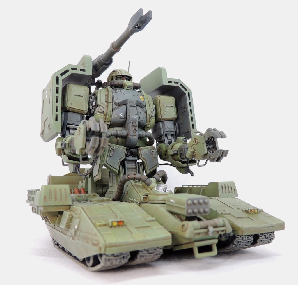 設定画のディティールを拾いながら、独自の解釈やアレンジを効かせて完成させることができました(細部の形状が異なっていても、雰囲気重視ということで良しとします)。