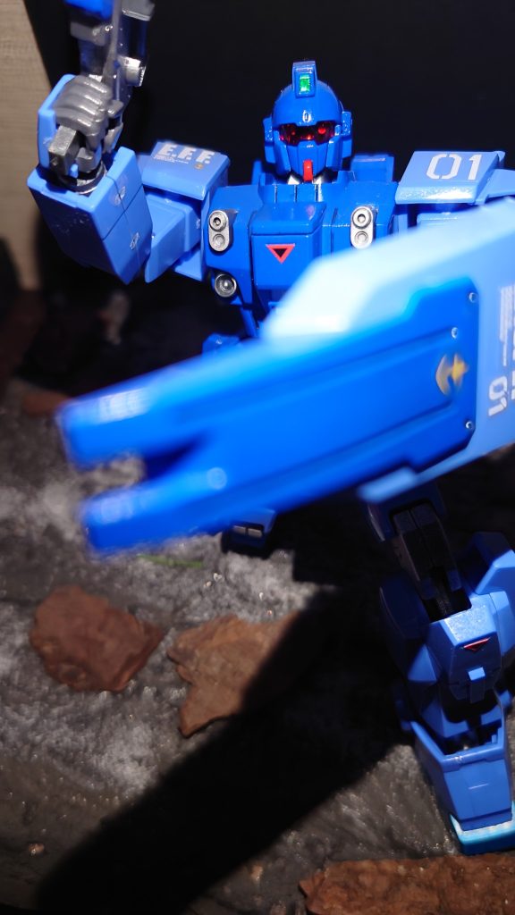 ジオラマ　荒野の夜をイメージ