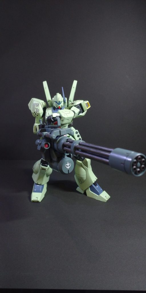 ガトリングも作って持たせてみました。