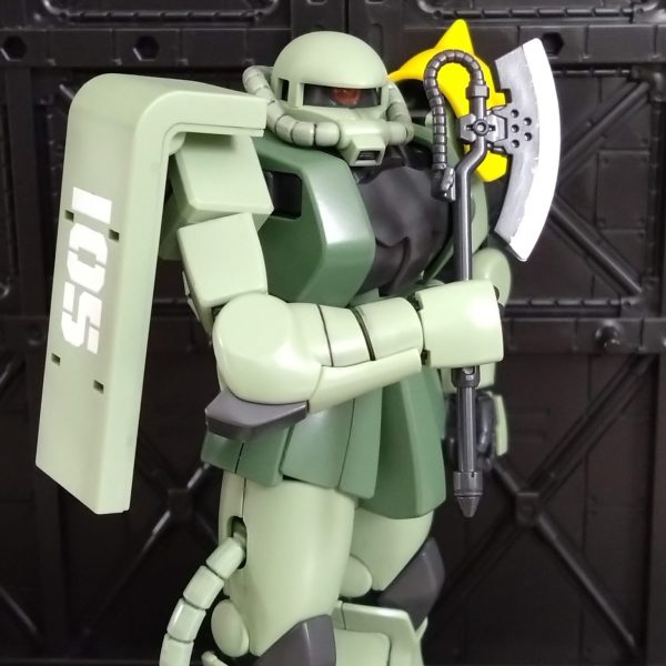 量産型ザク　部分塗装してみた