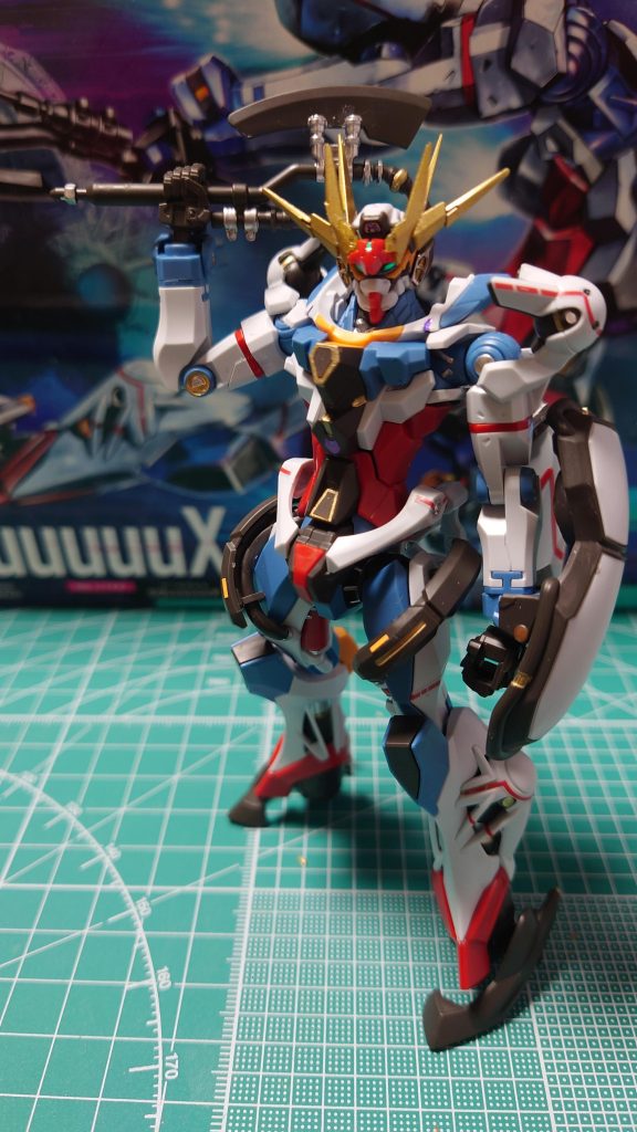 ”ツノ”をそれっぽくしたら”そっれっぽく”なるのかと試してみたら、”それっぽく”なったw やっぱ”ガンダム”だ(?)。