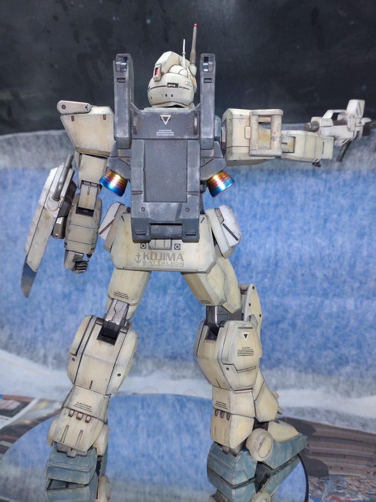 ウェザリングをすると楽しい＆止め時が分からないで、いつも汚し過ぎてしまいます!せっかくのグラデーション塗装が分かりづらいですね!