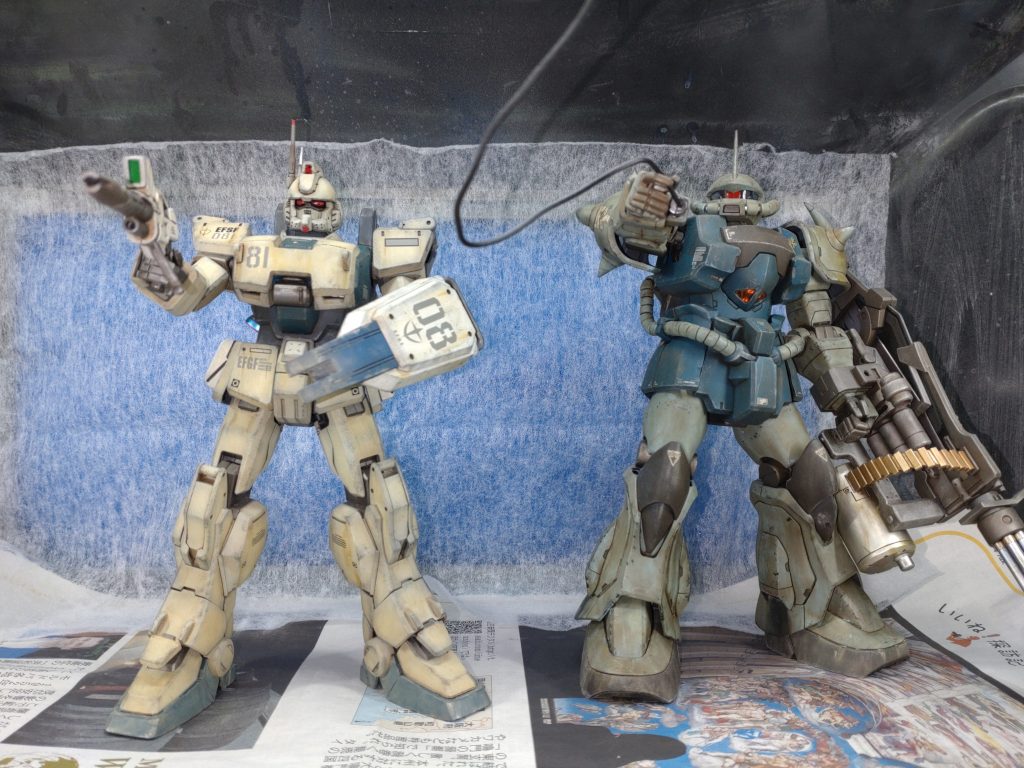 以前投稿したグフカス君とのツーショット！